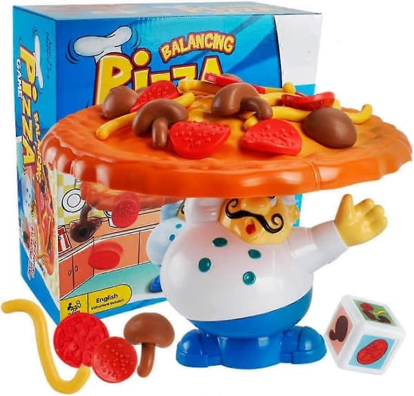 [LCS] Topple Pizza Spill, Balanserende Pizza Leke for Bordplate
