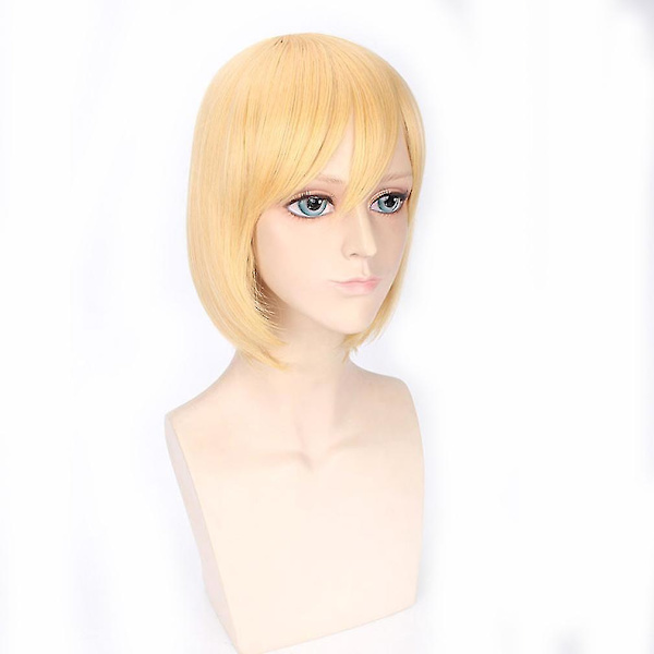 Attack On Titan Peruk Armin Arlert Syntetiskt Hår Peruker