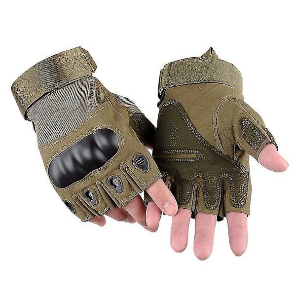 Öppna klätterhandskar för utomhusbruk Khaki XL