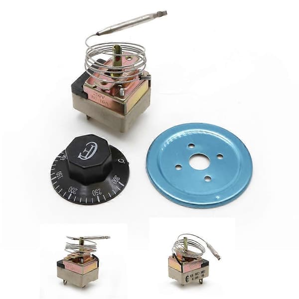 [LCS]AC 250V 16A 50-300 Termostat Temperaturregulator NC NO til elektrisk ovn
