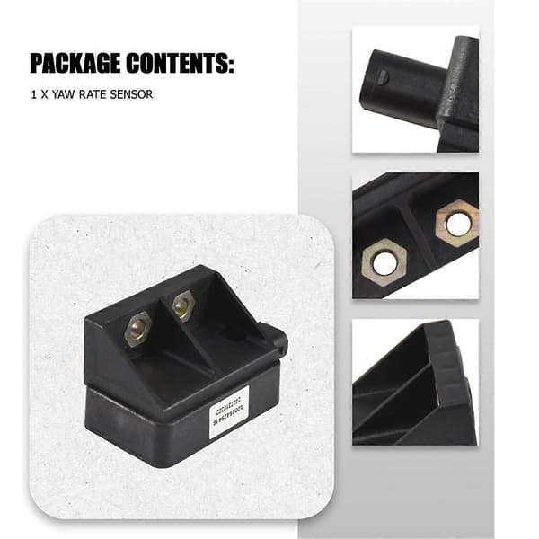 Bil YAW Rate Sensor Traction Control Module A0025429418 for ML W203 C240 2001-2003 A 002 542 94 18 Black