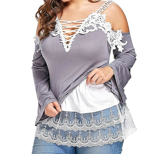 Skjorteforlengere Justerbar Lagdeling Falske Topper Nedre Kant med Elastisk Strikk Mini Skjørt White 4XL