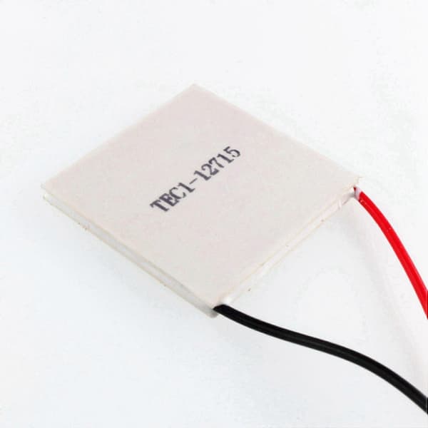 Gør-det-selv køler 2-pak termoelektrisk Peltier-modul, TEC1-12715 12V 15A White