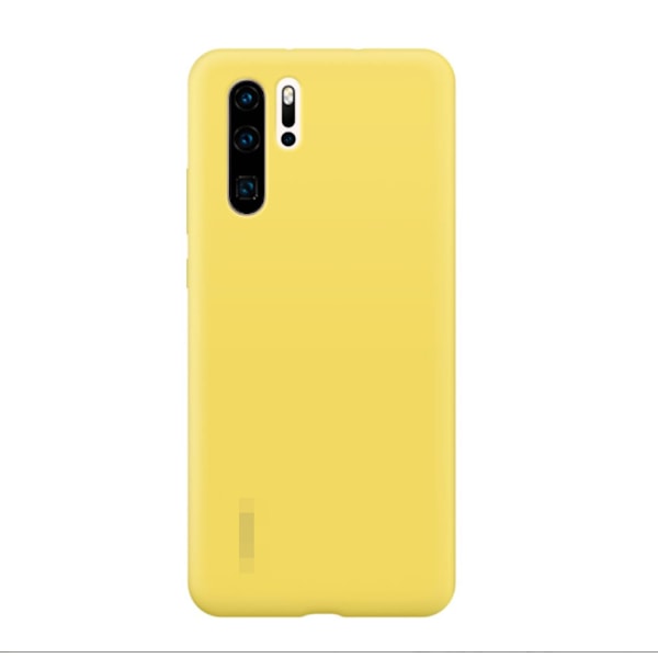 Sopiva Yhteensopiva Huawei P30 Pro nestemäinen puhelinkotelo keltainen