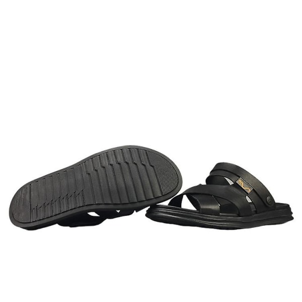 Casual strandskor för män Mjuksulade sandaler och tofflor 38