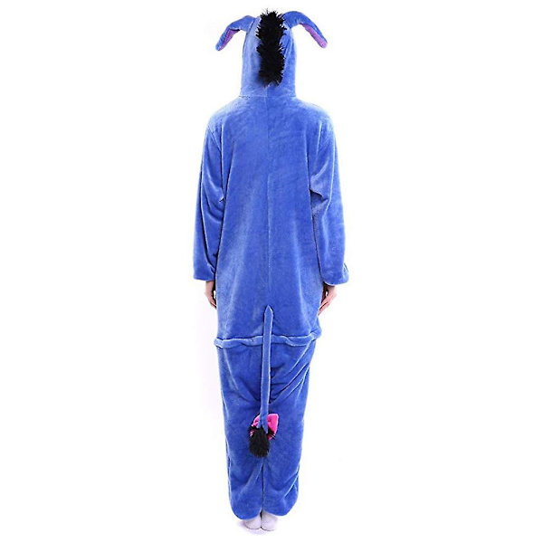 Reedca Totoro Aikuisten Onesie Halloween Cosplay Asut Anime Pyjamat Yhteensopiva Naisten Ja Tyttöjen Kanssa, napitus eeyore L