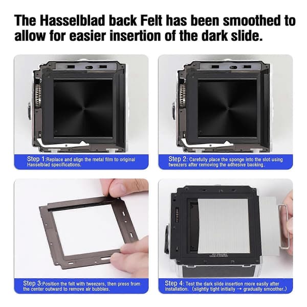 3 sæt lysforseglingssæt skumsvamp udskiftningssæt til Hasselblad A12 A16 Iu