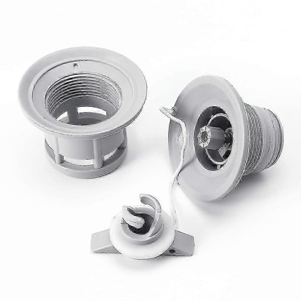 Universell luftventil for SUP padlebrett - Høytrykks 6-hulls PVC White