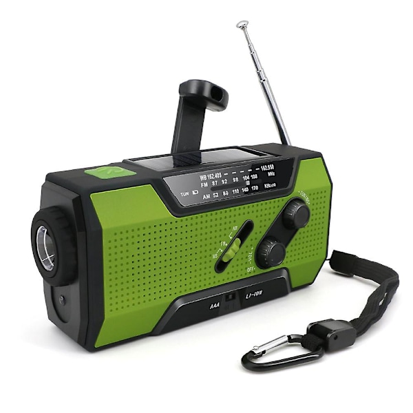 Bluetooth Bærbar Utendørsradio Med Lommelykt