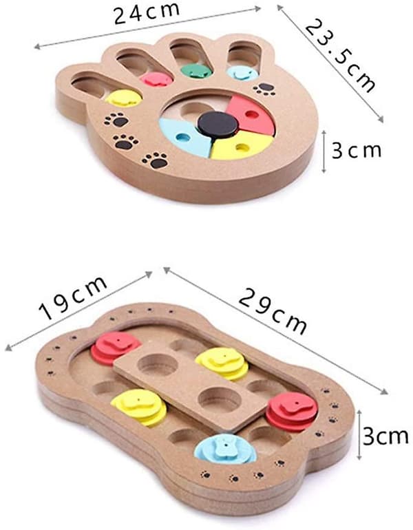 [LCS]Shuffle Bone Puzzle Toy, Intelligens Træningsfoderdispenser Style2