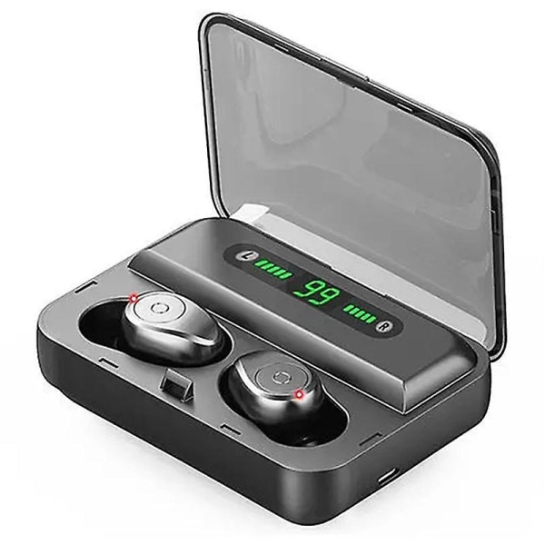 F9 tws bluetooth 5.0 grafen hörlurar stereo digital display wi