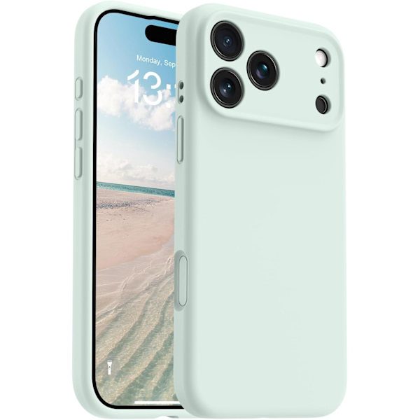 [LCS] Mint Green Magsafe Compatible Case for iPhone 17 Pro Max iPhone 17 Pro Max vert menthe