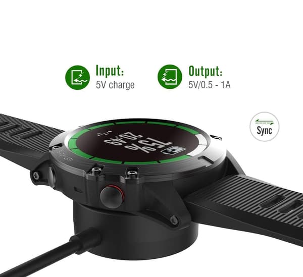 [LCS]Oplader til Garmin Fenix 6/6 Pro/ 6S/6S Pro/6X/6X USB-opladningsdatakabel
