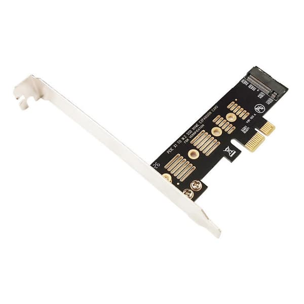 [LCS]M2 Ssd Nvme Pcie X1 -sovitinkortti Pcie X1 - M2-laajennuskortti Kiintolevysovitin M-näppäinliitäntä black