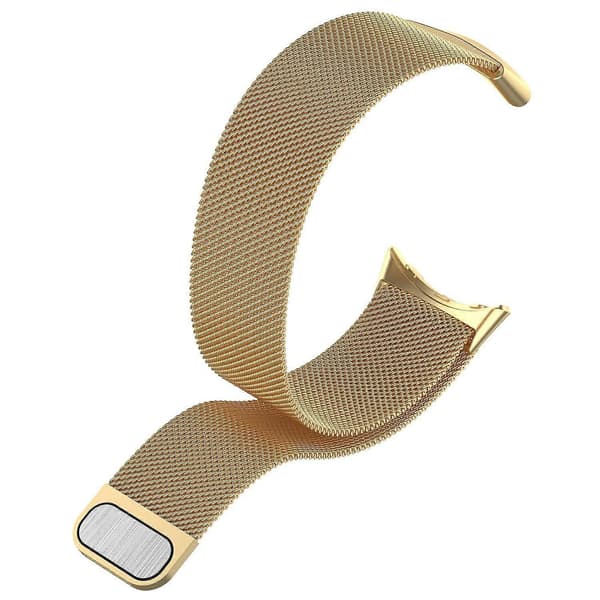 [LCS]Til Google Pixel Watch 3 45mm Milanese Bånd Rustfrit Stål Magnetisk Mesh Urrem Multicolor Gold