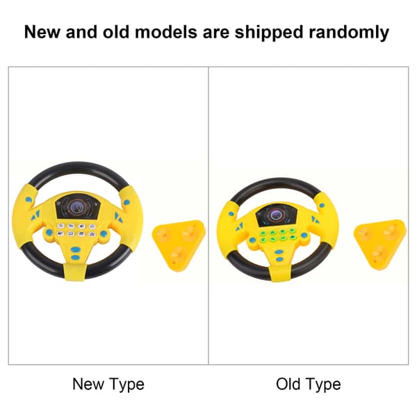 [LCS] Imaginative Playmate: Steering Wheel Toy With Interactive Sounds, Educational Gift For Toddlers To Learn Car Effects While Having Fun