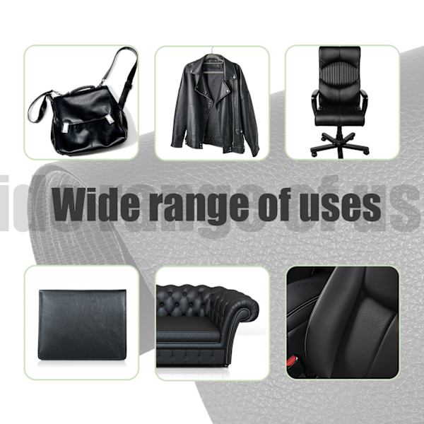 [LCS]INF Self-adhesive Repair Patch Artificial Leather 50x138 cm Sort