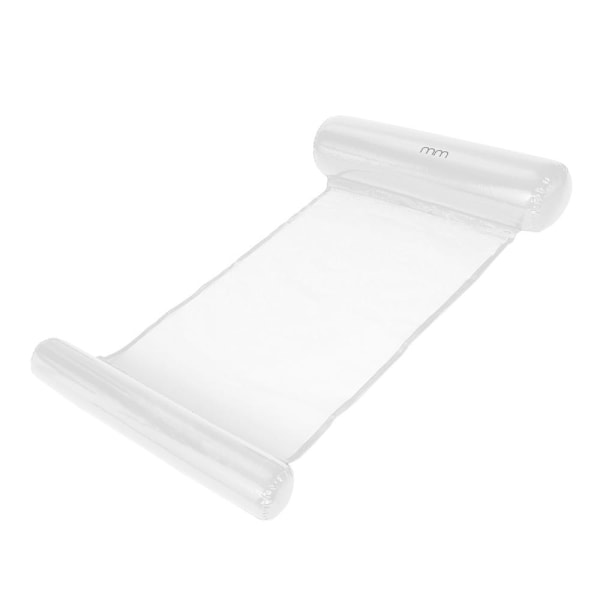 Bademadras med tynd midterdel - white
