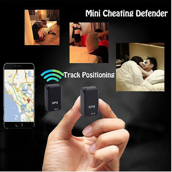 Mini GPS Tracker GF-07 Portabel Magnetisk GPRS Locator Anti-förlust Inspelningsspårningsenhet 2pcs