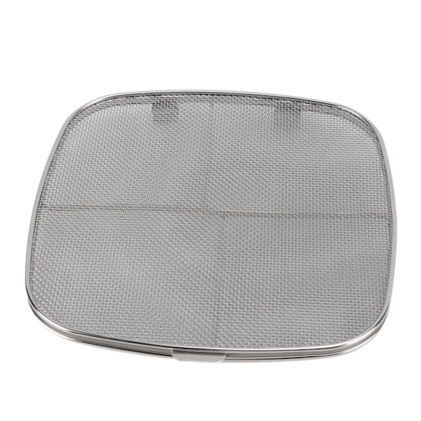 Fritørsprutbeskyttelse 304 Rustfritt Stål Dobbel Fritørsprutbeskyttelse for Oval Grillmaskin Hjem