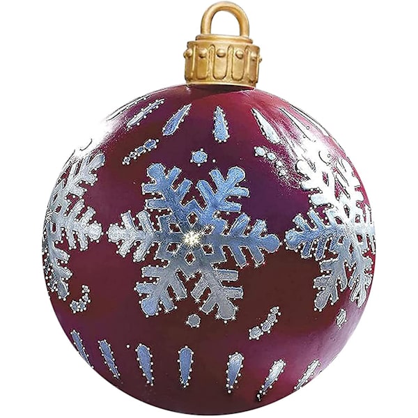 Stor Jul PVC Uppblåsbar Dekorerad Boll S3