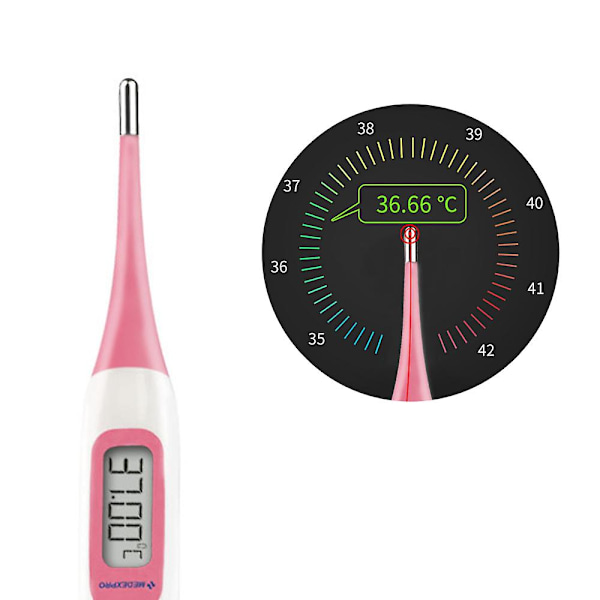 Digital Basaltermometer Högprecisions Oraltermometer