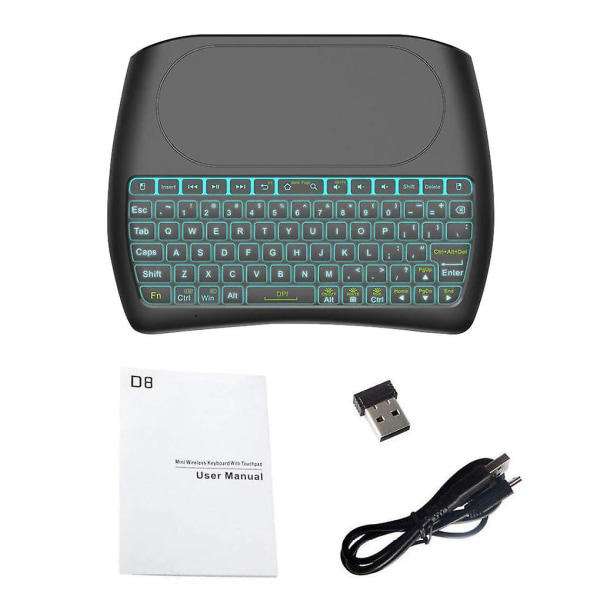 Qwert Mini Travel Trådlöst datortangentbord Bluetooth för iPad Pro 2020 8:e 7:e 6:e tangentbord