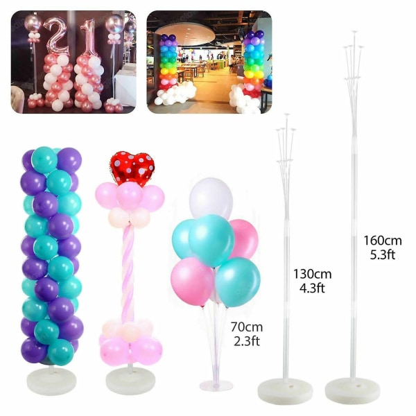 Balongstavar och ballongstativhållare Kolumnbalonger - Tillbehör för födelsedagsfest 160cm
