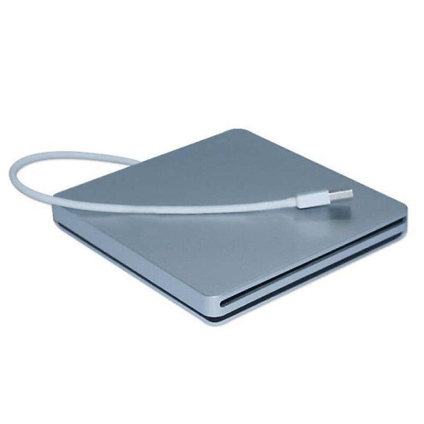 Smal extern USB CD DVD ROM Drive Rewriter Burner Reader för Ma