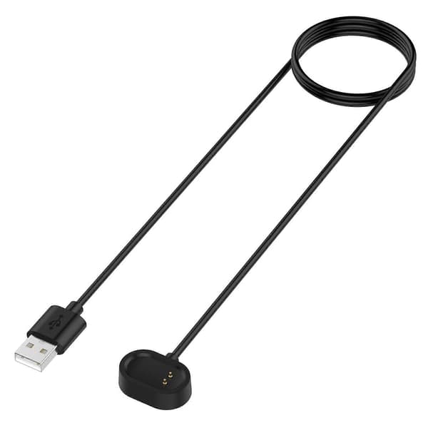 Til Realme Band 2 Magnetisk Opladerkabel (Sort) Black