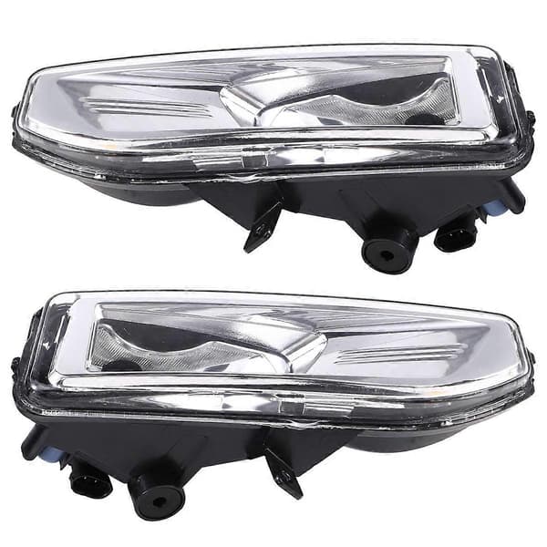 2 stk. tåkelys for J11 2018 2019 2020 halogen frontlykter biltilbehør erstatninger tåkelys montering Black  Transparent