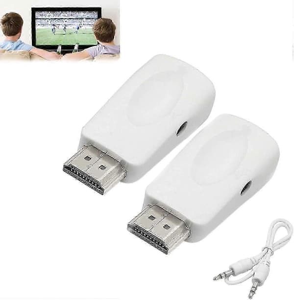 TV-streamingenhet, HDMI-omvandlare trådlös skärmadapter, 2 st vit [MI] 2pcs white