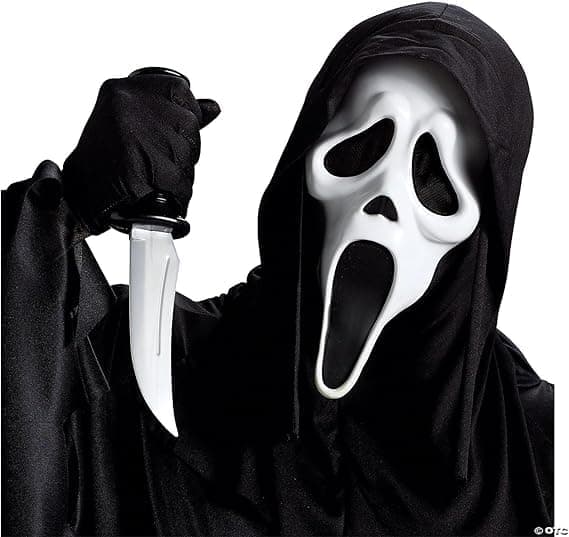 [LCS] Horror Mask - Halloween Cosplay Horror Funny Ghost Mask - Scream Mask