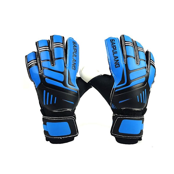 Målmandshandsker til voksne med stærkt greb til de sværeste redninger og beskyttelse mod skader Blue 9 19-20cm
