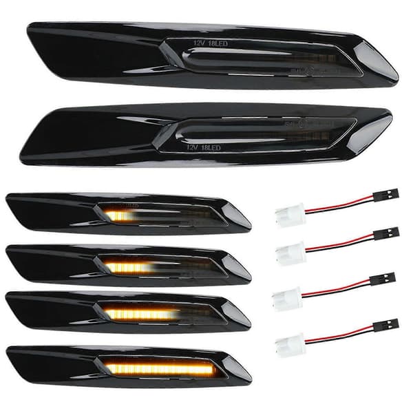 2 stk. katteblinklys LED-lampe for BMW E60 E61 E81 E82 E88 E90