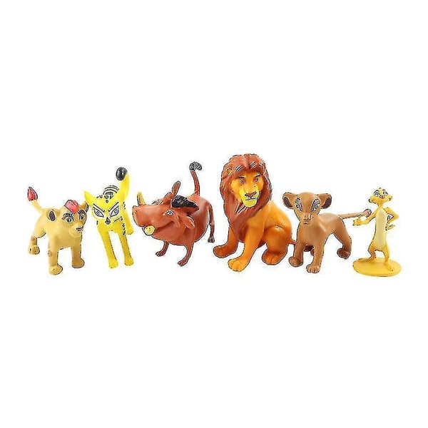 12 st Lejonkungen Simba Timon Pumbaa Figur Leksak