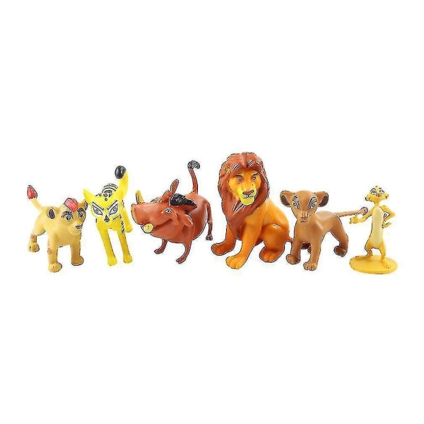12 st Lejonkungen Simba Timon Pumbaa figurleksak