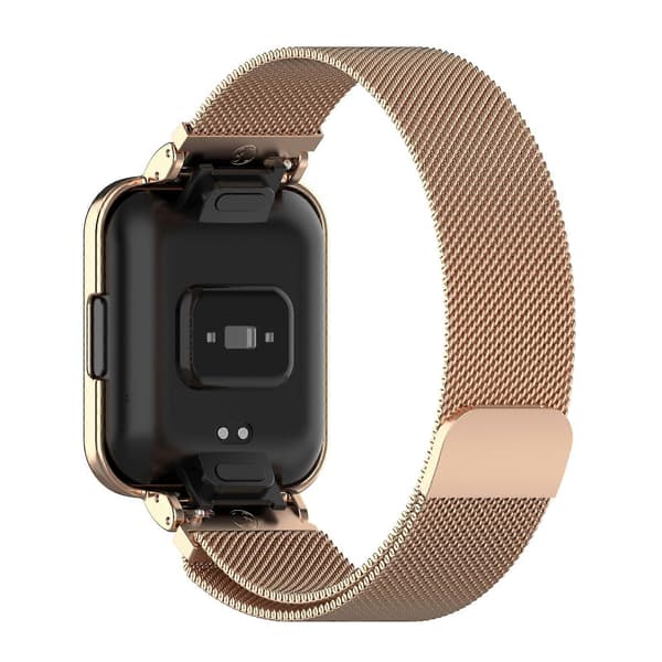 [LCS] Metallrem med klokkeboks til Xiaomi Redmi Watch 2 Lite Rose Gold