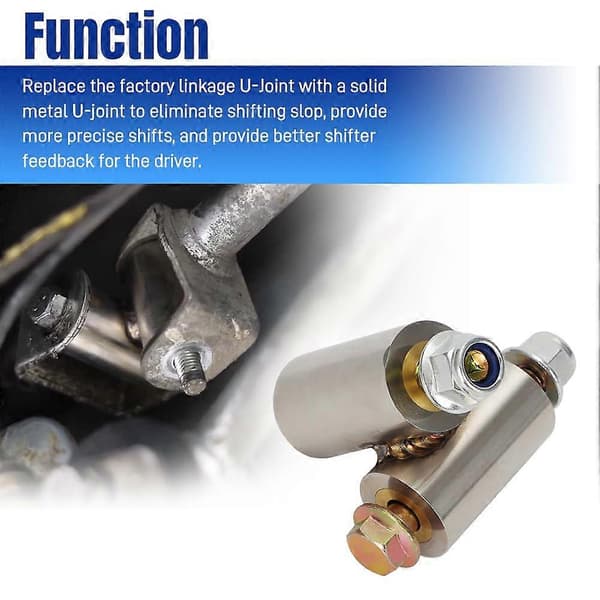 Solid gearskifteforbindelse U-led Trunnion til Subaru STI 6-trins skift 2004-2021 Silver