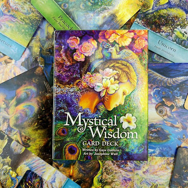 Mystisk Visdom Oracle Tarot Kit Kortspil Kortbog Æske Josephine Spil