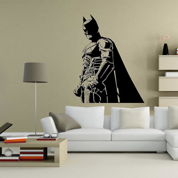 Batman Dark Knight Väggdekor Dekoration Väggmålningar Avtagbar 78x