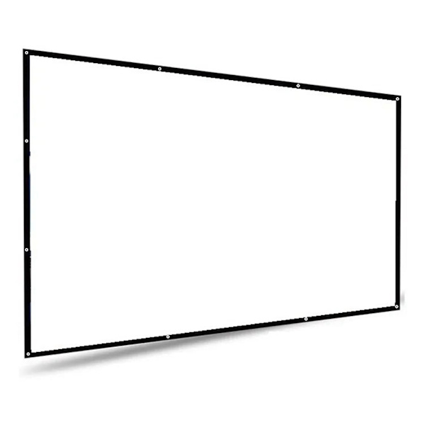 [LCS]100 inch Projector Screen 16:9 Foldable Wrinkle Resistant Precise Holes HD Projector Screen Compatible