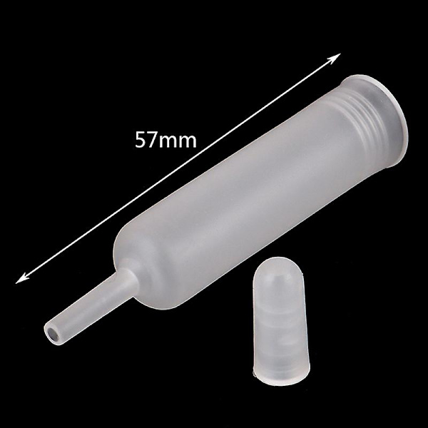 20 st/lot 2ml Emery Glasflaska Silikondroppflaska