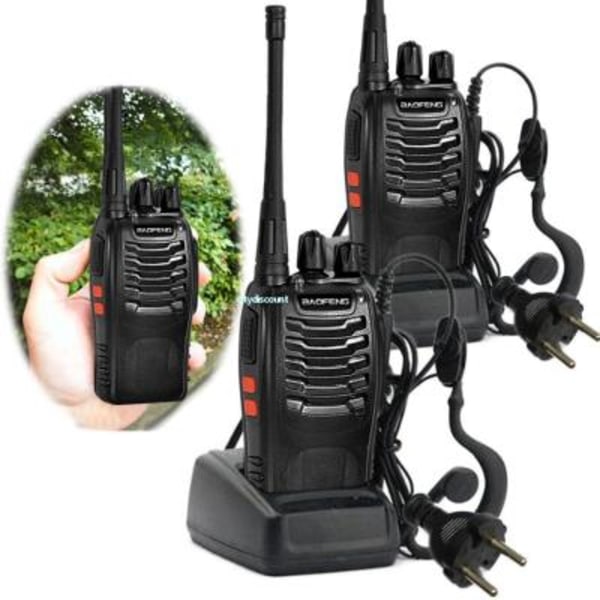Baofeng BF-888 Talkie walkie UHF 400-470MHZ - 16CH 5W - Longue p