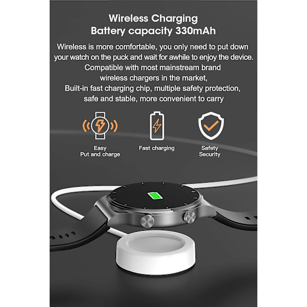 M2Pro Smartklocka Män Kvinnor IP68 Vattentät Bluetooth Samtal Musik