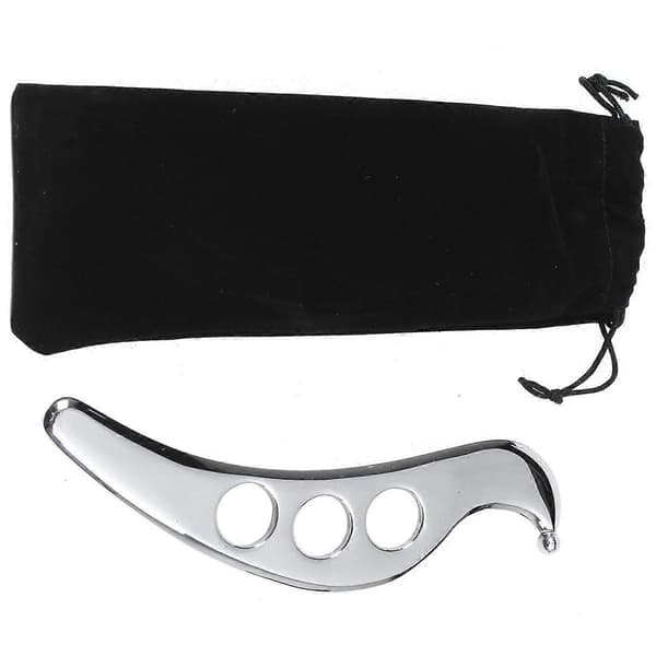 Gua Sha-skrapa i rostfritt stål, massageverktyg för fysioterapi, lös muskel Meridian Massage Machine SPA Board Tool