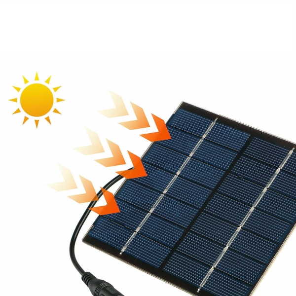 Solcellsdriven fontänpump