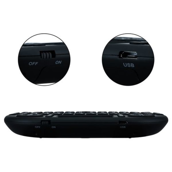 Mini Bluetooth-tangentbord Kompatibelt med HUAWEI P20 PRO Uppladdningsbart QWERTY