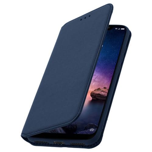 [LCS]Xiaomi Redmi Note 6 Pro Wallet Case Card Holder Support - Midni