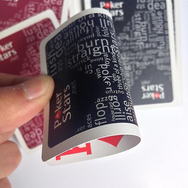 [LCS]Svart, PokerStars spillkort-100% plast-svart